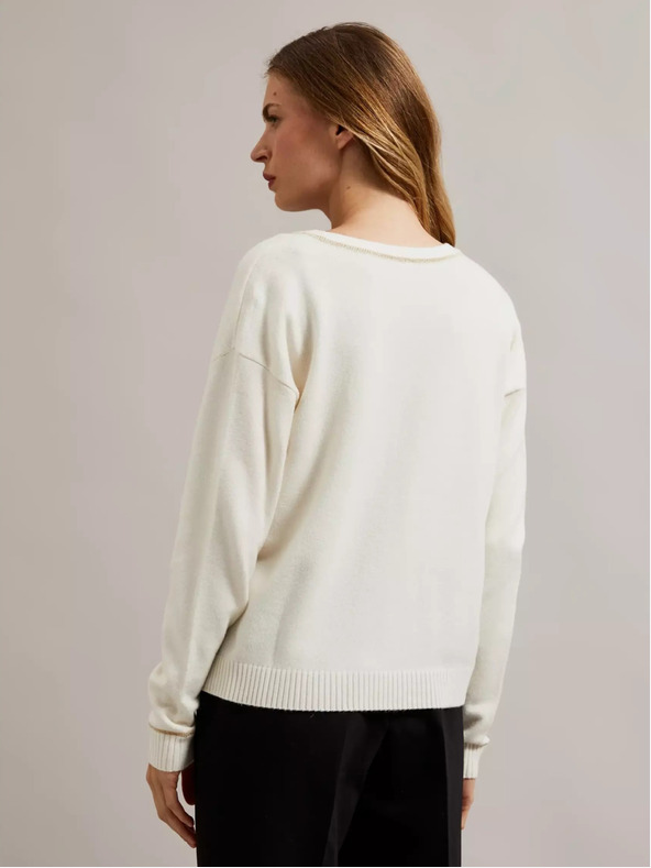 Moodo Ženska vesta ukrašena Moodo metalik koncem