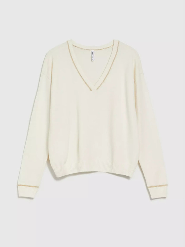 Moodo Ženska vesta ukrašena Moodo metalik koncem