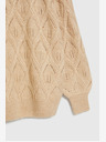 Moodo Moodo bež ženski džemper
