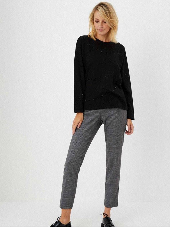 Moodo Crni ženski Moodo džemper