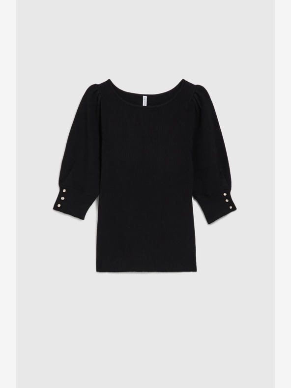 Moodo Crni ženski Moodo džemper