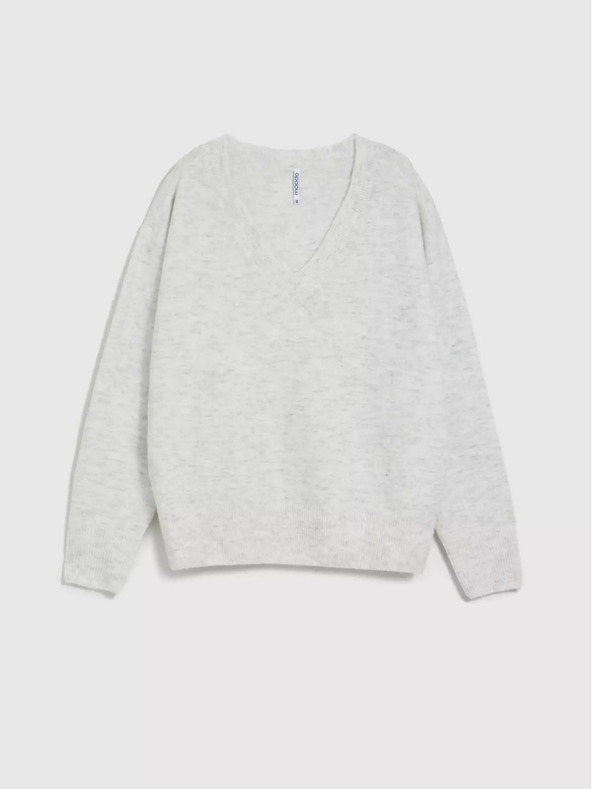 Moodo Ženski pulover s V izrezom Moodo