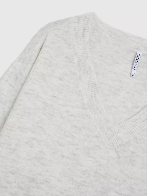 Moodo Ženski pulover s V izrezom Moodo