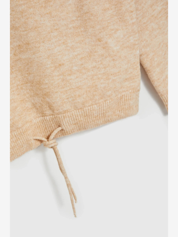 Moodo Moodo bež ženski džemper