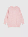 Moodo Moodo ružičasti pulover širokog kroja