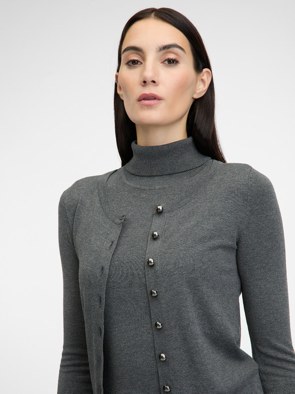 Orsay Sivi ženski kardigan ORSAY