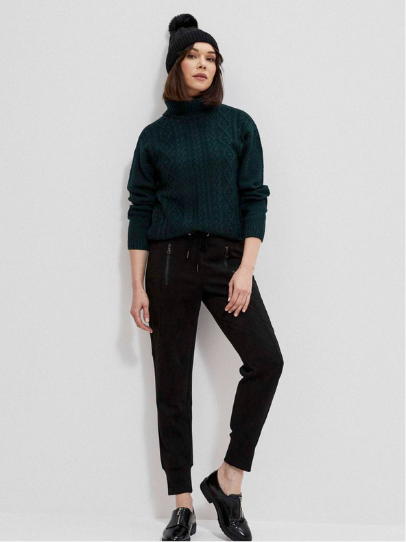 Moodo Moodo tamno zeleni ženski džemper