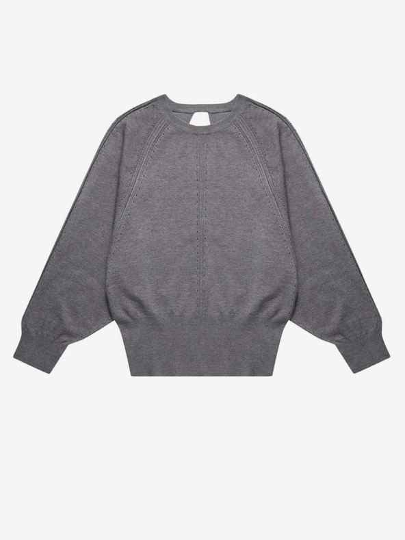 Moodo Moodo sivi ženski džemper