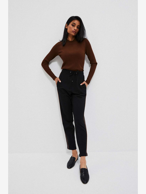 Moodo Moodo ženski smeđi džemper