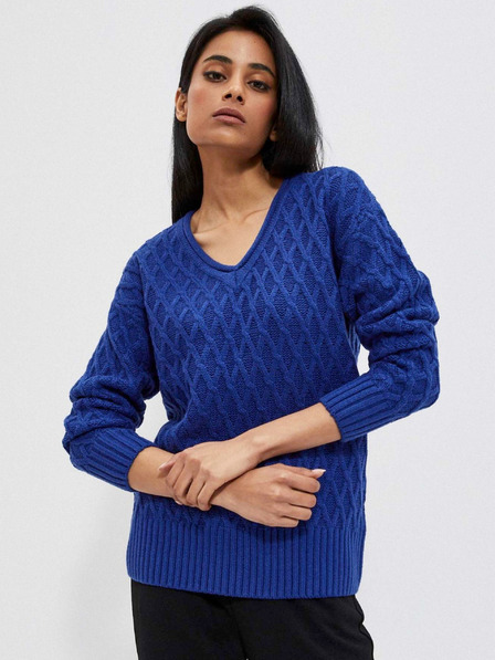 Moodo Plavi ženski Moodo džemper