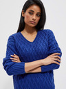 Moodo Plavi ženski Moodo džemper