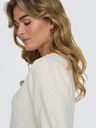 ONLY Bež ženski džemper kratkih rukava SAMO ONLRICA