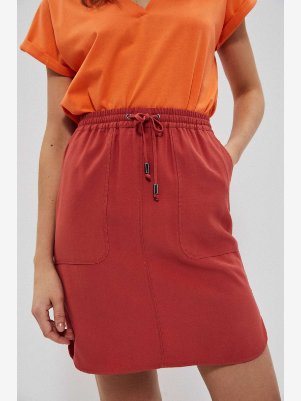 Moodo Crvena ženska suknja Moodo