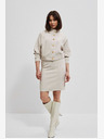 Moodo Moodo bež ženska suknja