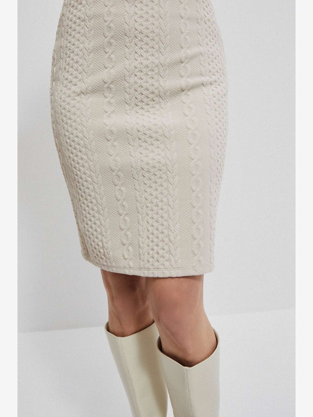 Moodo Moodo bež ženska suknja