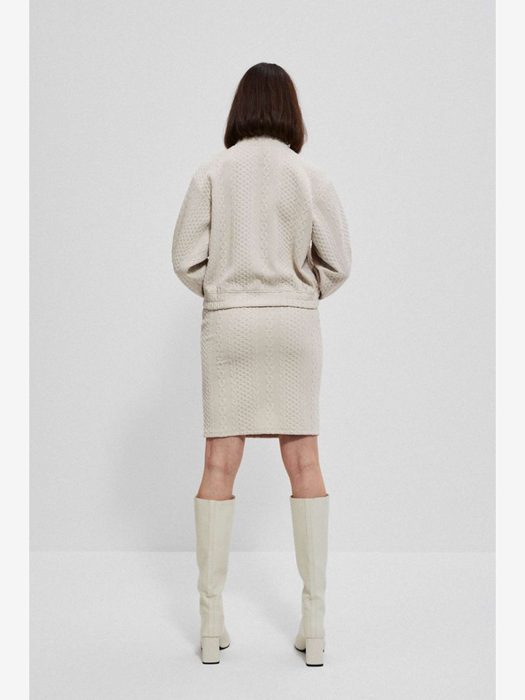 Moodo Moodo bež ženska suknja