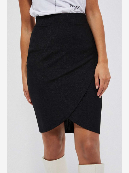 Moodo Crna ženska suknja Moodo