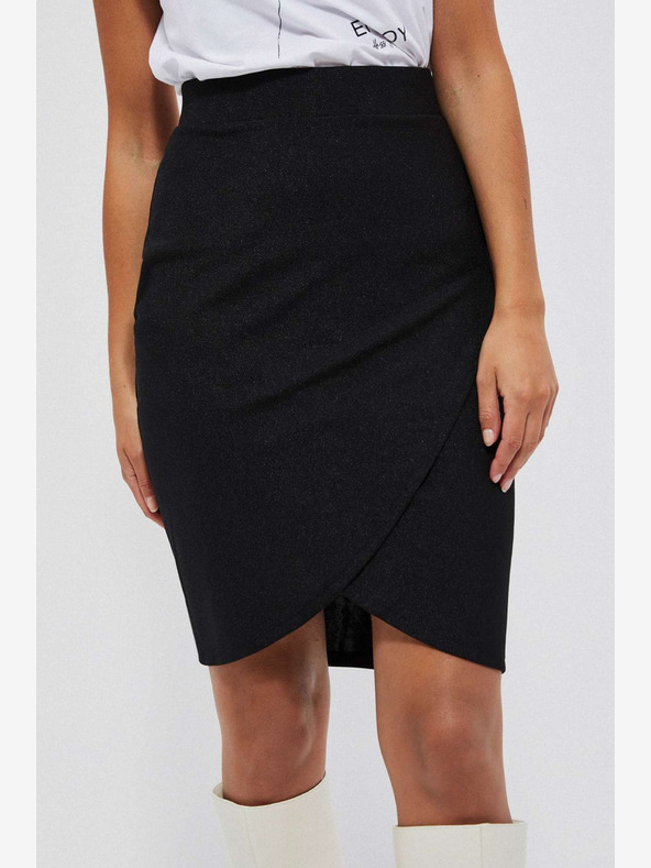 Moodo Crna ženska suknja Moodo