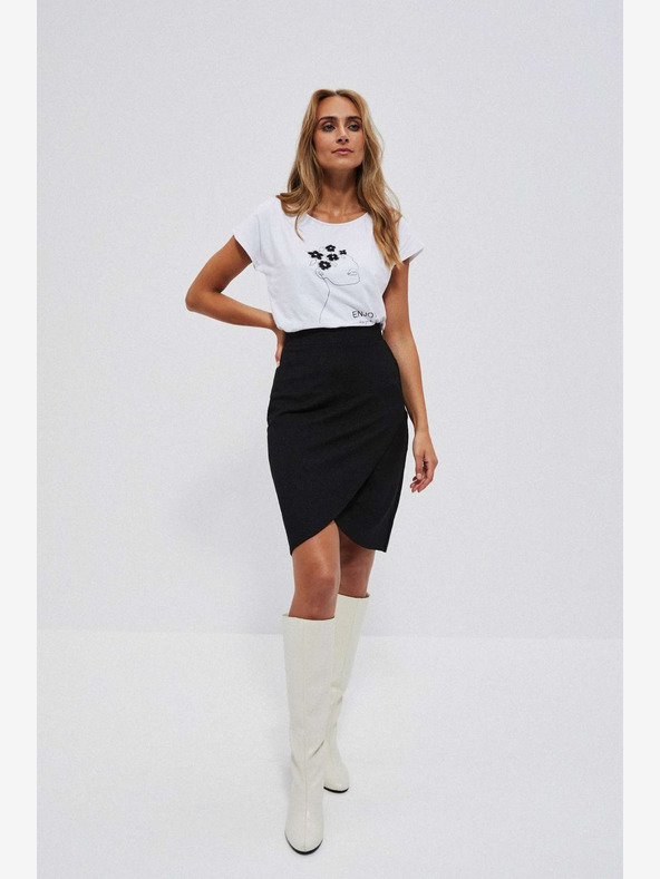 Moodo Crna ženska suknja Moodo