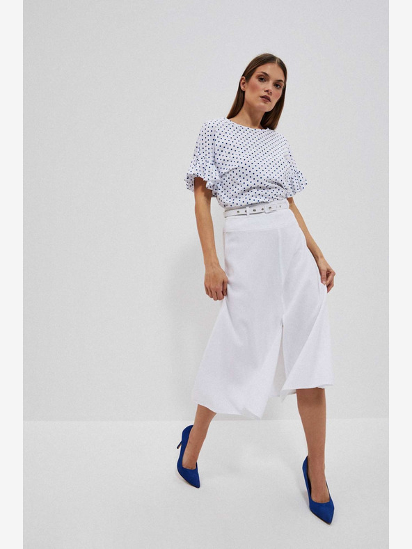 Moodo Bijela ženska suknja Moodo