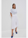 Moodo Bijela ženska suknja Moodo