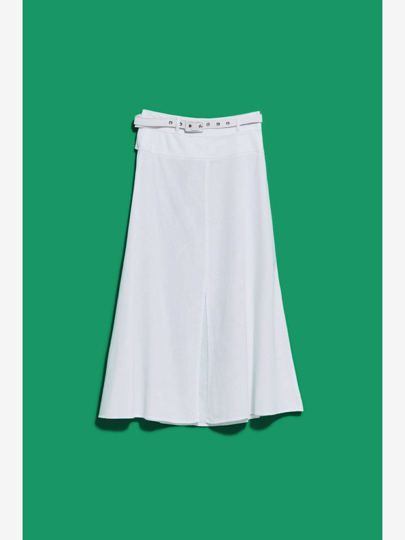 Moodo Bijela ženska suknja Moodo