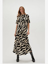 Moodo Bež-crna ženska Moodo suknja s uzorkom