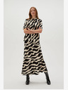 Moodo Bež-crna ženska Moodo suknja s uzorkom