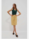 Moodo Žuta suknja s džepovima Moodo
