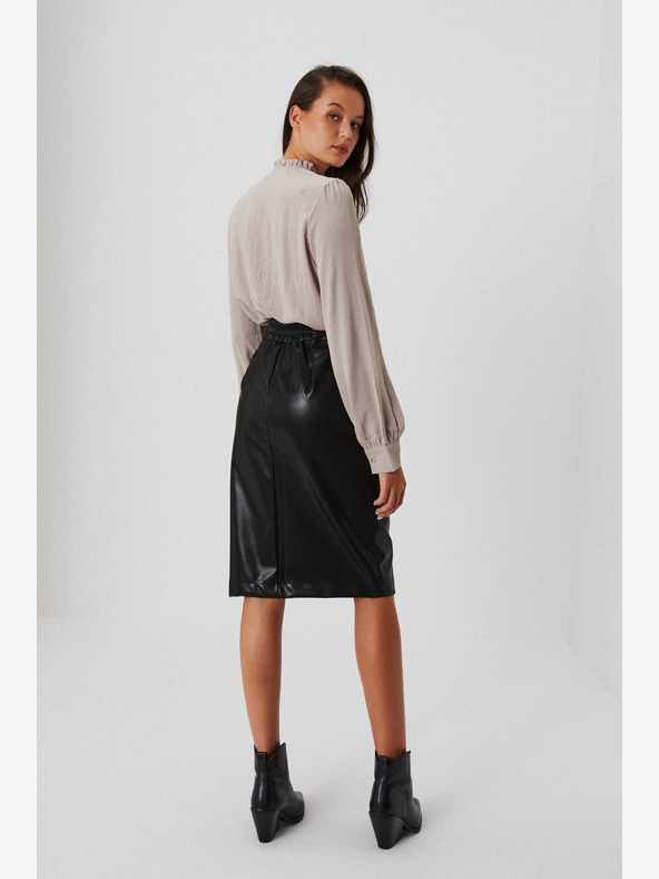 Moodo Crna Moodo ženska suknja od umjetne kože