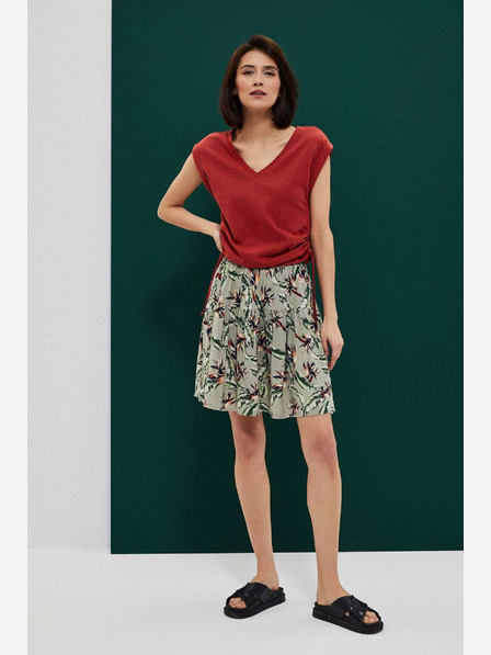 Moodo Moodo svijetlo zelena ženska cvjetna suknja