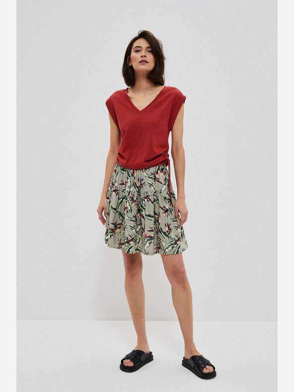 Moodo Moodo svijetlo zelena ženska cvjetna suknja