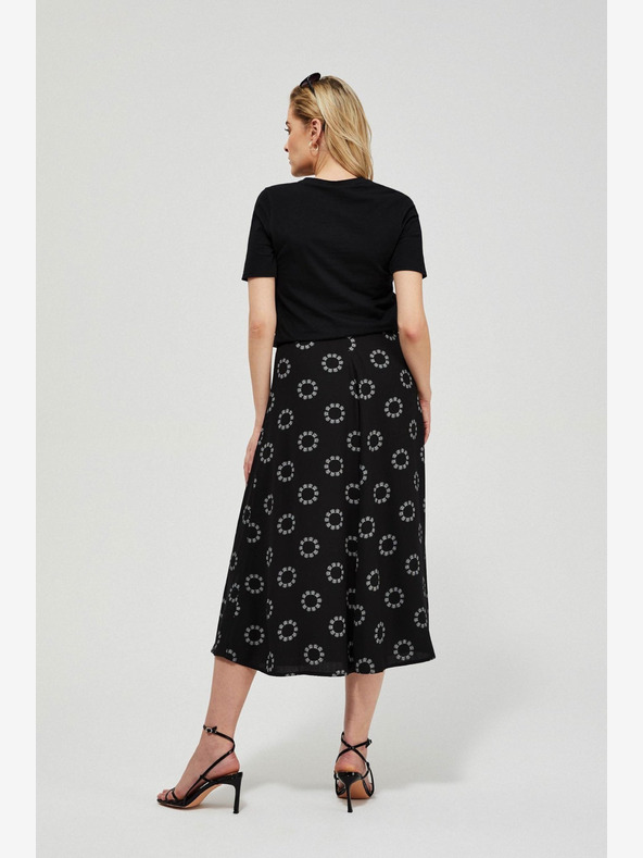 Moodo Crna ženska Moodo suknja s uzorkom