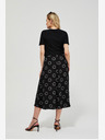 Moodo Crna ženska Moodo suknja s uzorkom