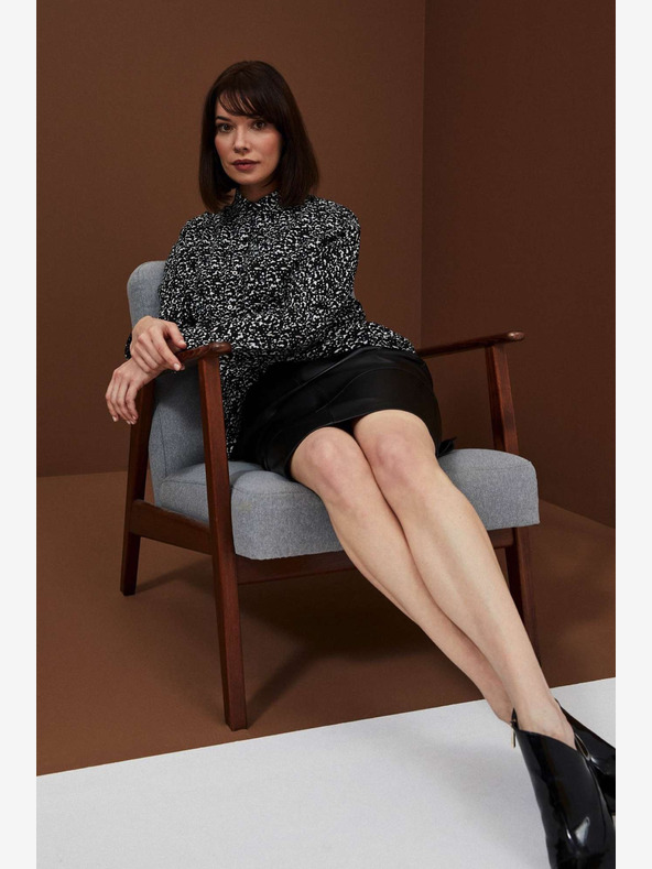 Moodo Crna Moodo ženska suknja od umjetne kože