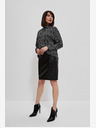 Moodo Crna Moodo ženska suknja od umjetne kože