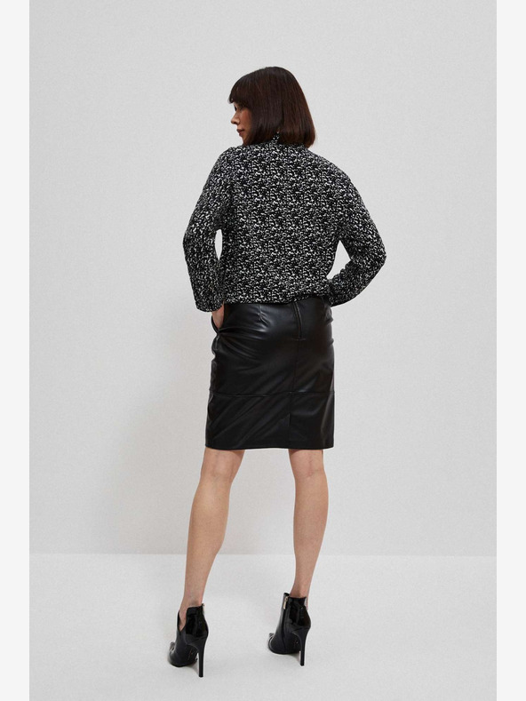 Moodo Crna Moodo ženska suknja od umjetne kože