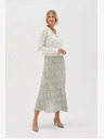 Moodo Bijelo-zelena ženska Moodo suknja s uzorkom