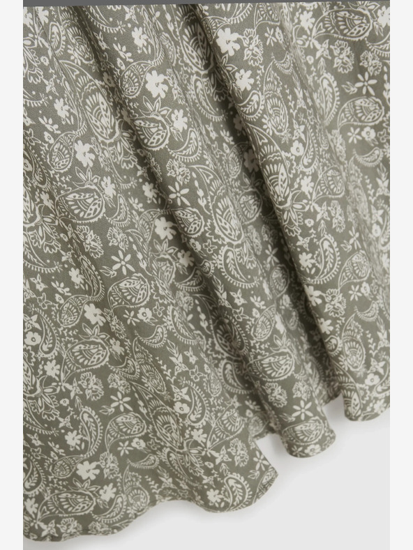 Moodo Bijelo-zelena ženska Moodo suknja s uzorkom