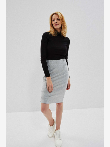 Moodo Moodo svijetlo siva ženska suknja