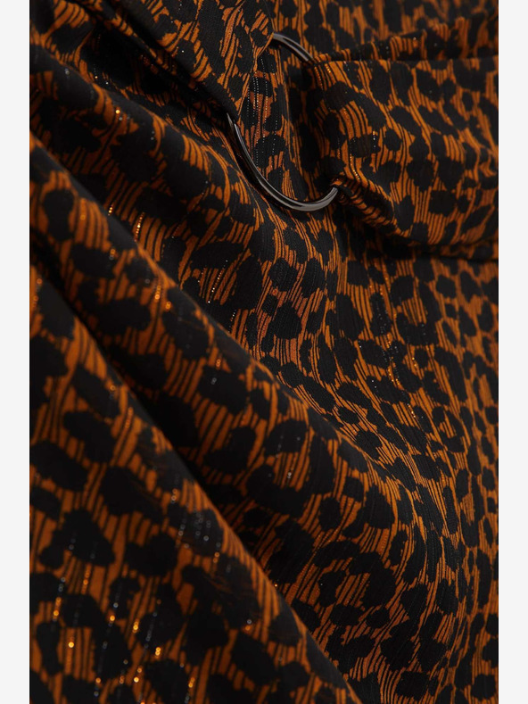 Moodo Crno-smeđa ženska Moodo suknja s uzorkom