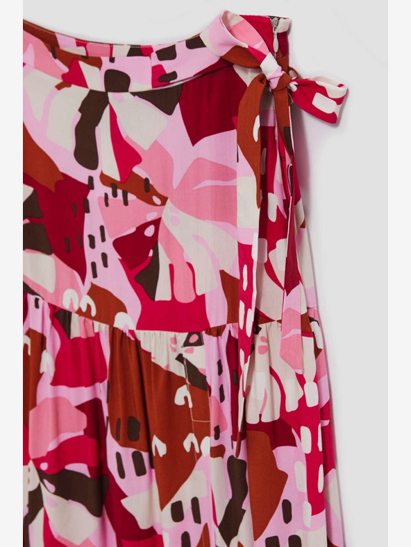 Moodo Crveno-ružičasta ženska Moodo suknja s uzorkom