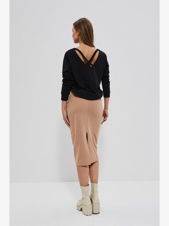 Moodo Moodo bež ženska suknja trenirka