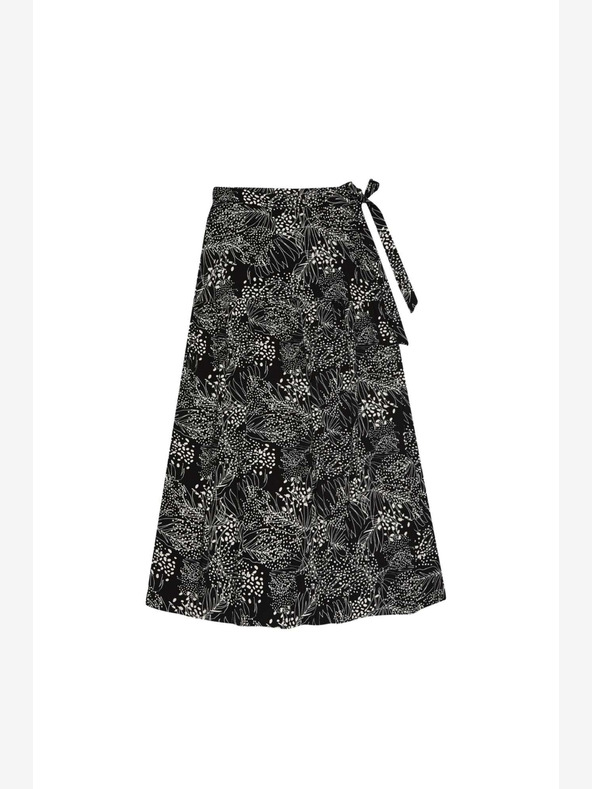 Moodo Bijelo-crna ženska Moodo suknja s uzorkom