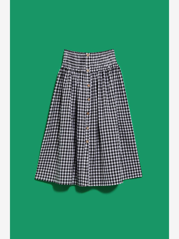 Moodo Bijelo-crna ženska Moodo karirana suknja