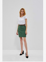 Moodo Zelena ženska suknja s remenom Moodo