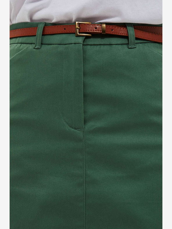 Moodo Zelena ženska suknja s remenom Moodo