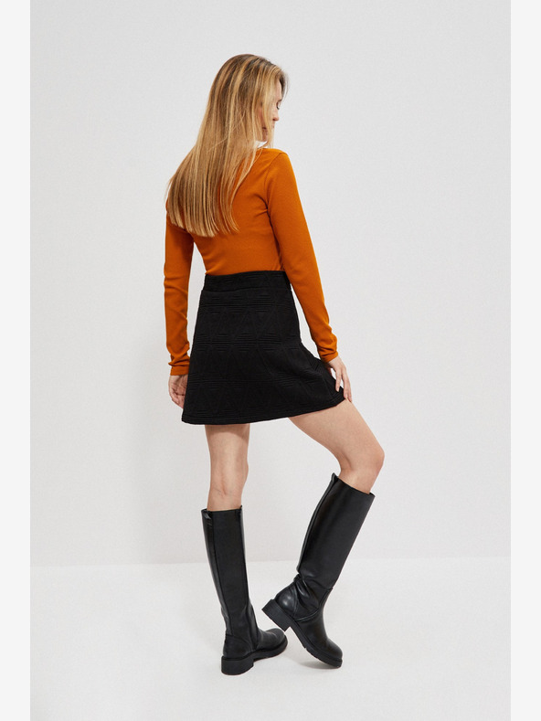 Moodo Crna ženska suknja Moodo