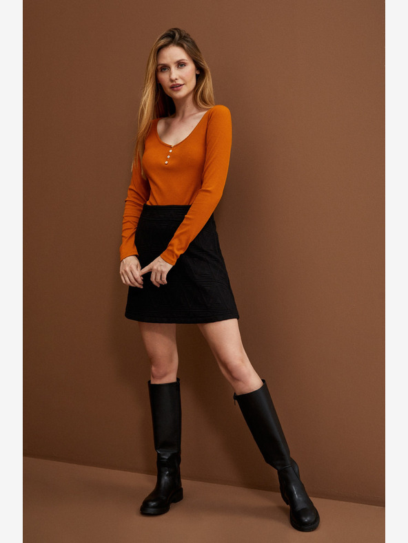 Moodo Crna ženska suknja Moodo