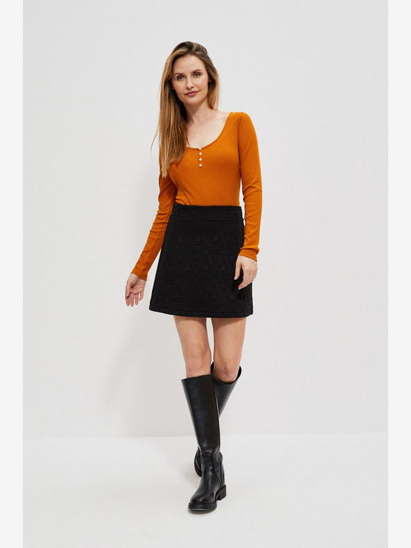 Moodo Crna ženska suknja Moodo